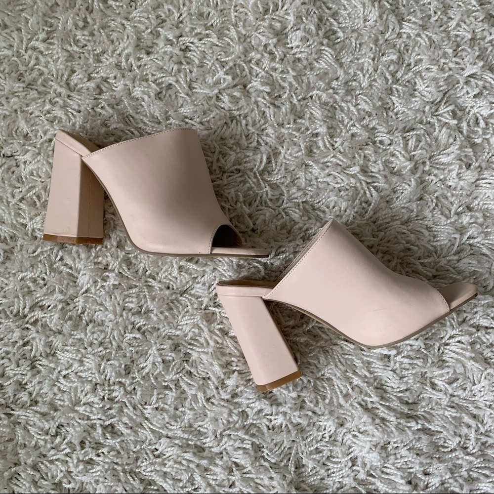 Heeled Mule Sandals